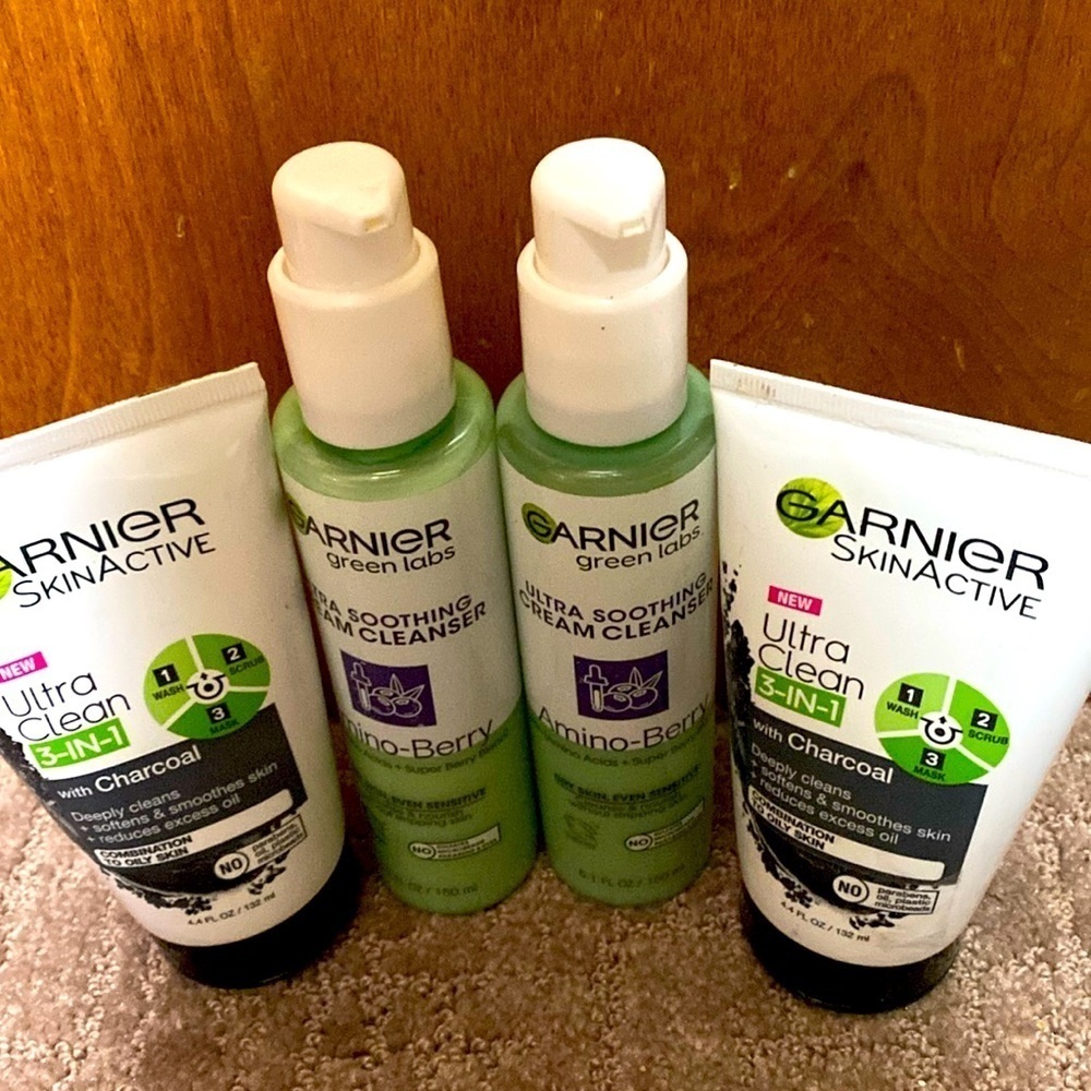 Garnier Face Cleanser Bundle